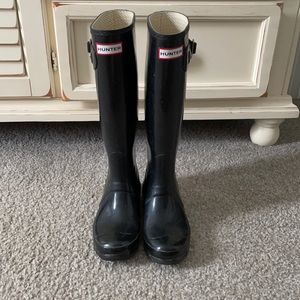 Hunter original tall gloss boots